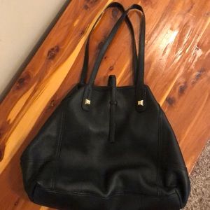 Stella & Dot Leather Suede reversible purse